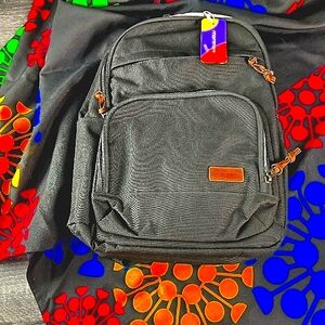 Mommore  Kids Backpack black.NWT pencil bag cushioned shoulder adjustable straps